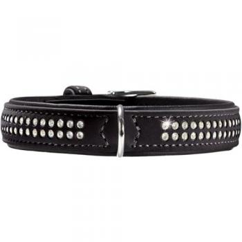 Hunter Halsband Softie Deluxe Kunstleder Nubuk, Halsband + Leine (2)