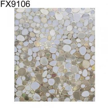 Film PVC sans colle pour fenêtre à motif floral