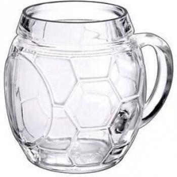 CRISTALICA Bierglas Fußball 500ml
