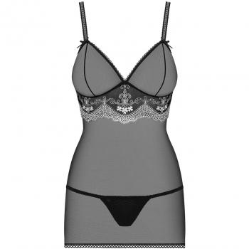 Damen-Intimlook Obsessive: Chemiße aus Leder & Latex, Sinnlich und Mutig (S/M)