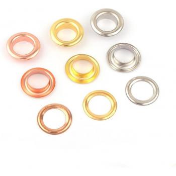Accesorio de Ojal Metálico Rosa 13 mm