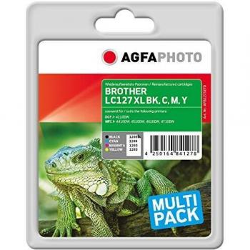 Cartucho de tinta AgfaPhoto para impresoras Brother LC-127 XL