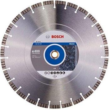 Bosch Disque de scie diamanté pour la pierre, idéal pour le tronçonnage, 400 x 20,0025 x 12 mm