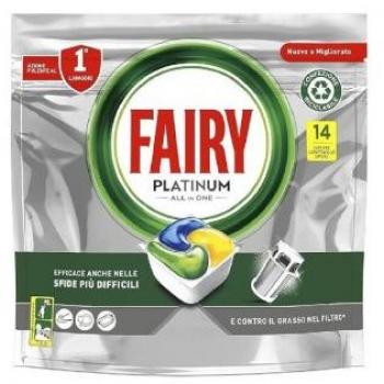 Fairy Lavastoviglie Platinum Limone 14 Detersivi