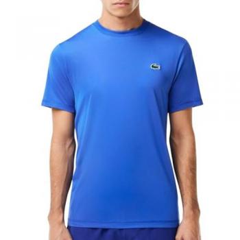 T-Shirt Lacoste Slim Fit Azul, Design Atlântico