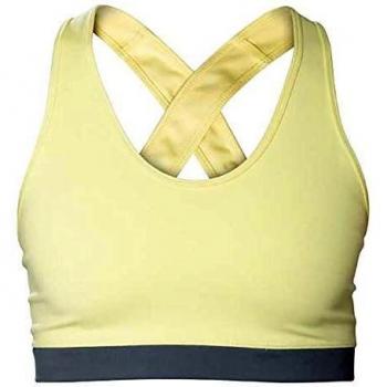 Crossed Snap Climbing Bra Yellow Female XS