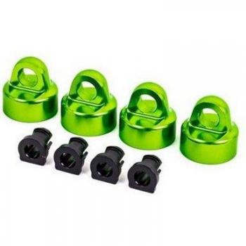 Tappi Ammortizzatori in Alluminio Verde Traxxas