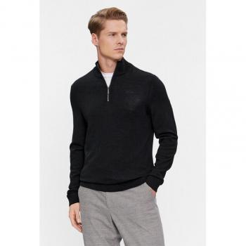 Calvin Klein Klassischer Pullover Schwarz