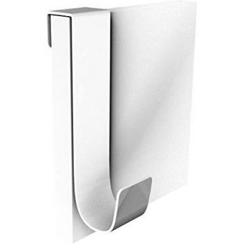 Crochet double en acier blanc 14,5 × 3 × 2,5 cm Bolis Italia