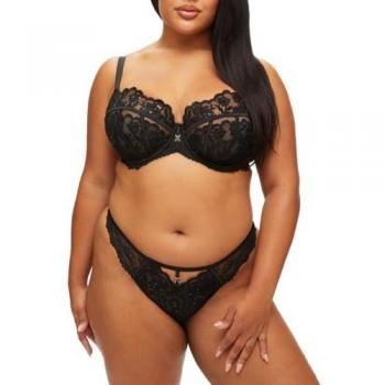 Women’s Icon Fuller Bust DD+ Balcony, Size 34E – Black
