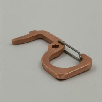 5‑Piece Zinc Keychain Elevator Door Opener with Antibacterial Protection