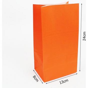 Sac à carreaux multicolores, 10 pièces, sac en papier debout, fournitures de fête, emballage cadeau
