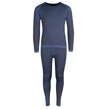 Trollkids Hemsedal Boys Base Layer Set Navy 140 cm