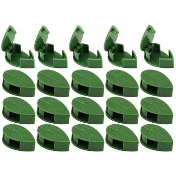 Clips de soporte para escalada de plantas, 80 Uds