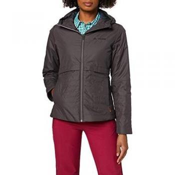 VAUDE Damen Jacket Mineo – gepolstert, Phantom Black, Größe 34