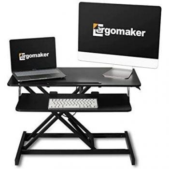 ERGOMAKER Adjustable Height Desk Converter