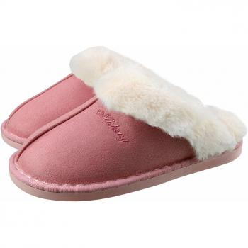 Scamosciate Pantofole d'Inverno Rosa per Uomo 36/37 EU