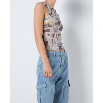 Pantaloncini Wilma Noisy May Grigio