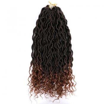 ZYR 18 Pulgadas Extensiones de Cabello Rizado 1B T27