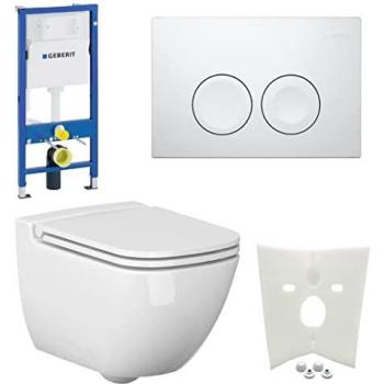 Geberit Komplettset: Vorwandelement und Ference WC
