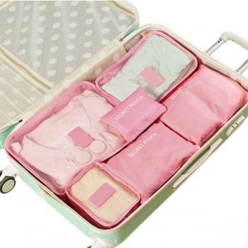 Organizador de Maleta con Bolsas de Malla – 30 Compartimentos