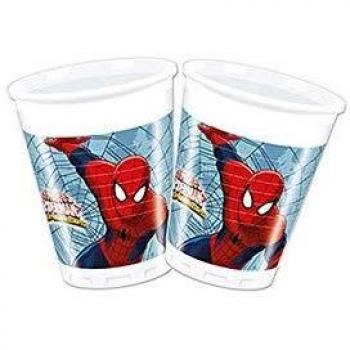 Spiderman verjaardagsbekers 200 cc