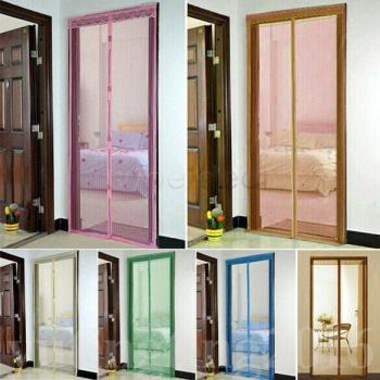 High Density Anti-Mosquito Lace Door Curtain with Magnetic Closure