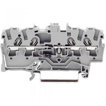 Wago Bloc de jonction diodique 2001‑1411/1000‑411, 4,20 mm, ressort de traction – Gris