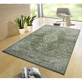 Hanse Home „Meridional“ – Grüner Vintage‑Orientalischer Wohnzimmerteppe