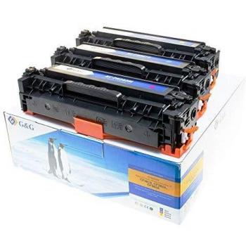G&G Tonerkartuschen Kombi-Pack für HP 312A, CF383A, CF382A, CF381A