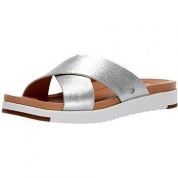 UGG Women’s Kari Metallic Flip‑Flop – Silber – EU 43