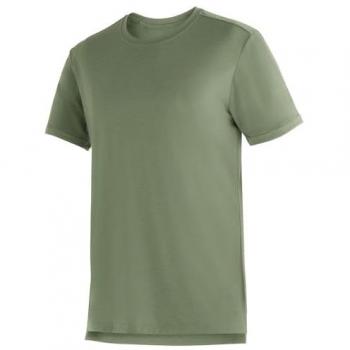 T-Shirt Maier Sports Horda Verde Heugrün Uomo Maniche Corte per Escursionismo e Tempo Libero