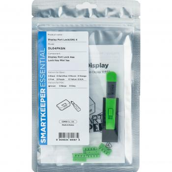 Kit Sicurezza Notebook con 4 Lucchetti Verde
