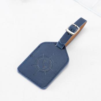 Étiquette d'identification de bagage boussole