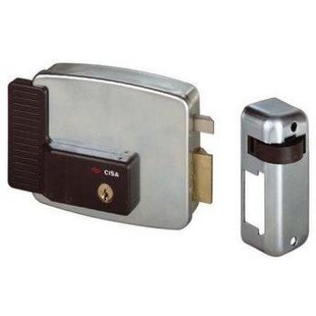 Elettroserratura a cilindro fisso Cisa 80 mm (scatola 128×106 mm)
