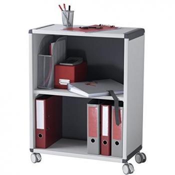 PaPERFLOW Filing Trolley Grey/Anthracite 2 Compartments DM2K2,11