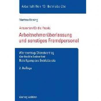 Rissing, Martina: Arbeitnehmerüberlassung und sonstiges Fremdpersonal