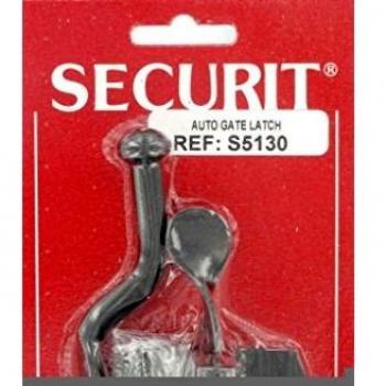 Securit Heavy-Duty Gate Latch, Black