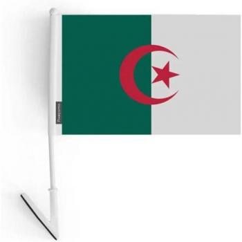 Polyester Algeria Flag Kit – 5 pcs, 14×21 cm, Front/Back