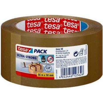 Tesa Ultra Strong Tape Brown 50mm x 66m Pack of 6