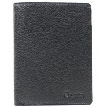 Porte-monnaie noir en cuir pour homme Esquire
