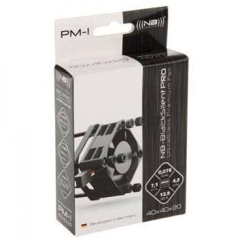Black Silent Pro PM‑1 40 mm Computer Fan, Noiseblocker