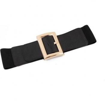 Hebilla Dorada Stretch Belt Mujer