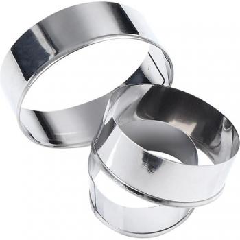 3Pcs Stainless Steel Mousse Cake Rings
