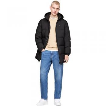 Tommy Hilfiger Men's Winter Jacket, Black, 2XL, Essential Down Jacket