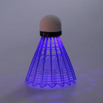 3Pcs Glowing Badminton Set with Light-Up Shuttlecocks