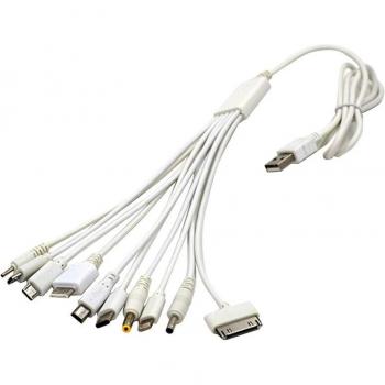 Cargador 10 en 1 Blanco