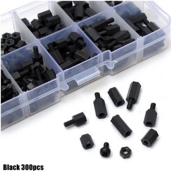 M3 Isolador Hexagonal + Tuercas Paso Único
