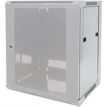 Intellinet 19 Wallmount Network Cabinet with Metal & Glass Door