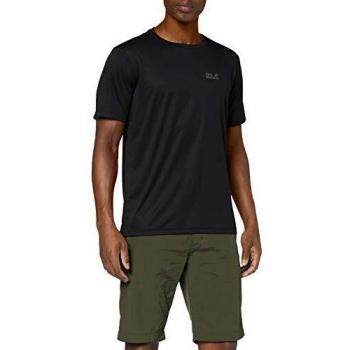 T-shirt technique homme Jack Wolfskin noir taille L